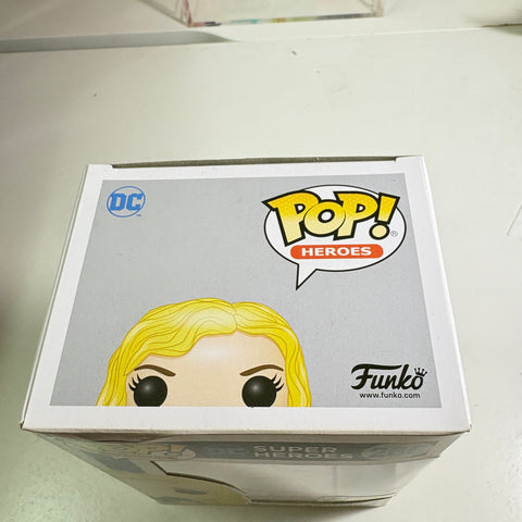 BOX FLAWS VIEW PHOTOS Black Canary  - DC Funko Pop 266 Vinyl Figure Convention Exclusive