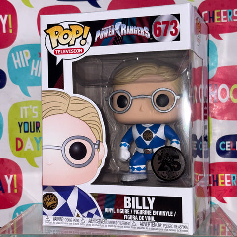 Blue Ranger/Billy - Power Rangers Funko Pop 673 Vinyl Figure (11.4 Cm L × 8.9 Cm W × 15.9 Cm H)