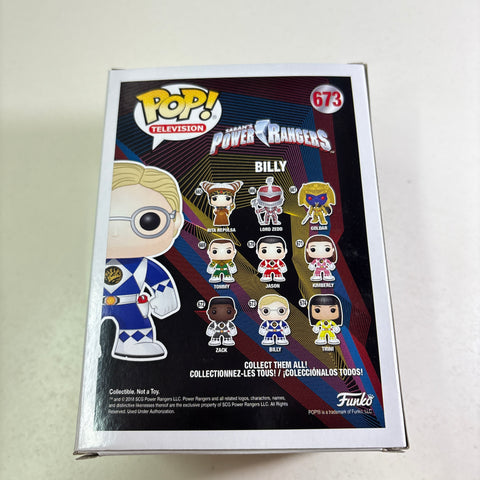 Blue Ranger/Billy - Power Rangers Funko Pop 673 Vinyl Figure (11.4 Cm L × 8.9 Cm W × 15.9 Cm H)