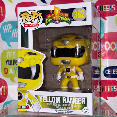 Yellow Ranger - Power Rangers Funko Pop 362 Vinyl Figure (11.4 Cm L × 8.9 Cm W × 15.9 Cm H)