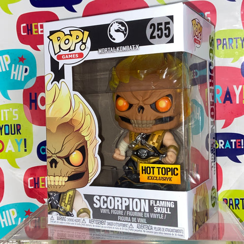 Mortal Kombat - Scorpion Funko Pop 255 Hot Topic Exclusive