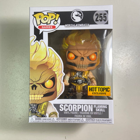 Mortal Kombat - Scorpion Funko Pop 255 Hot Topic Exclusive