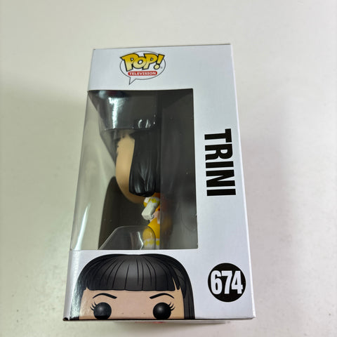 Yellow Ranger/Trini - Power Rangers Funko Pop 674 Vinyl Figure (11.4 Cm L × 8.9 Cm W × 15.9 Cm H)