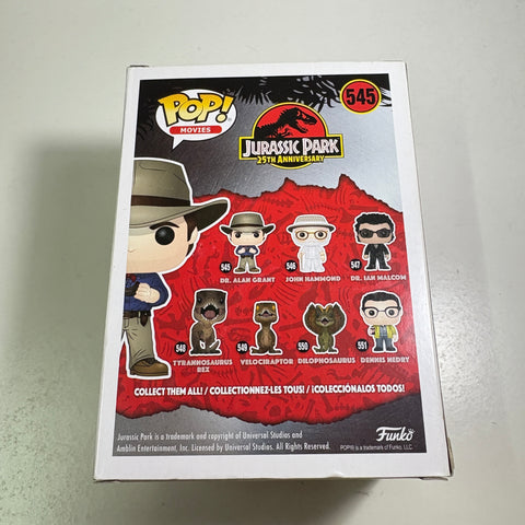 Jurassic Park - Dr. Alan Grant Funko Pop 545