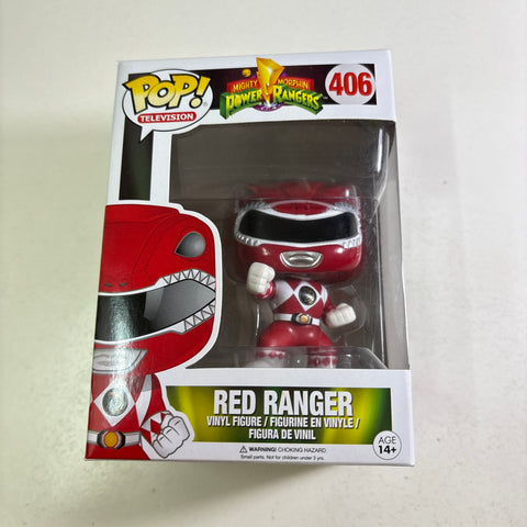 Red Ranger - Power Rangers Funko Pop 406 Vinyl Figure (11.4 Cm L × 8.9 Cm W × 15.9 Cm H)