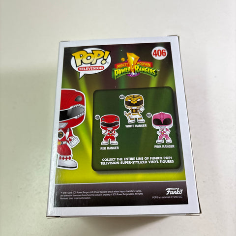Red Ranger - Power Rangers Funko Pop 406 Vinyl Figure (11.4 Cm L × 8.9 Cm W × 15.9 Cm H)