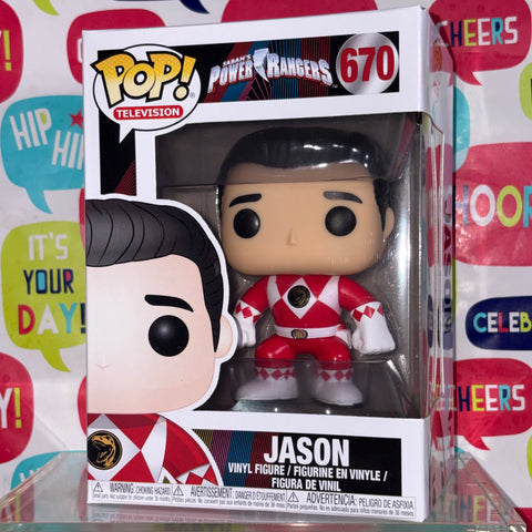 Red Ranger/Jason - Power Rangers Funko Pop 670 Vinyl Figure (11.4 Cm L × 8.9 Cm W × 15.9 Cm H)