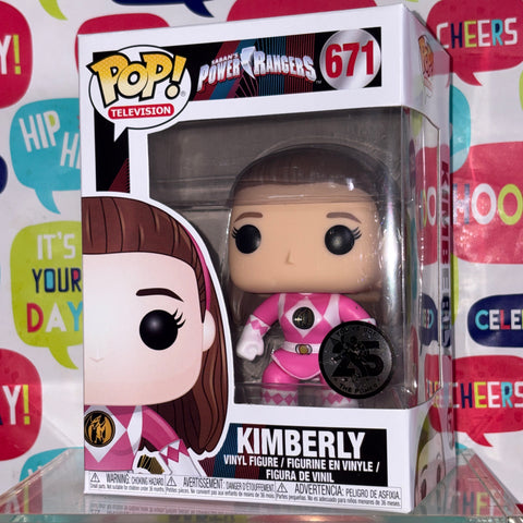 Pink Ranger/Kimberly - Power Rangers Funko Pop 671 Vinyl Figure (11.4 Cm L × 8.9 Cm W × 15.9 Cm H)