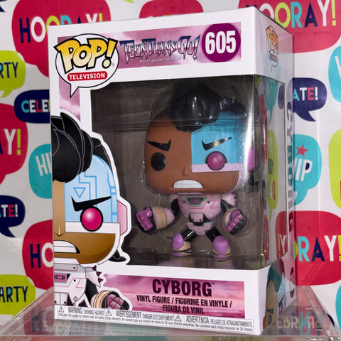 Cyborg (Teen Titans Go!) - DC Funko Pop 605 Vinyl Figure