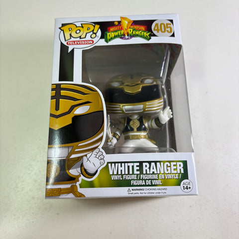 White Ranger - Power Rangers Funko Pop 405 Vinyl Figure (11.4 Cm L × 8.9 Cm W × 15.9 Cm H)