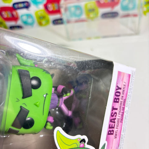 BOX FLAWS VIEW PHOTOS Beast Boy (Teen Titans Go!) - DC Funko Pop 604 Vinyl Figure