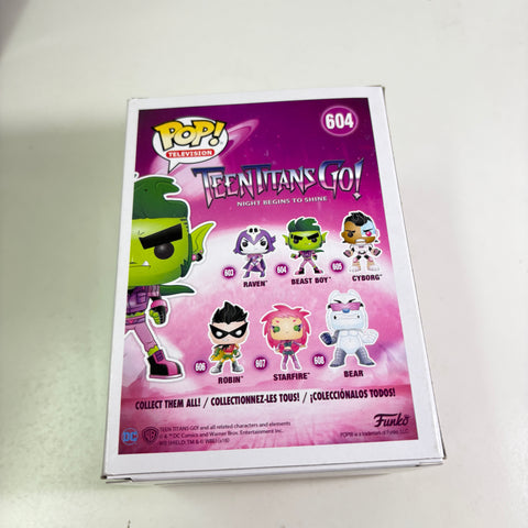 BOX FLAWS VIEW PHOTOS Beast Boy (Teen Titans Go!) - DC Funko Pop 604 Vinyl Figure