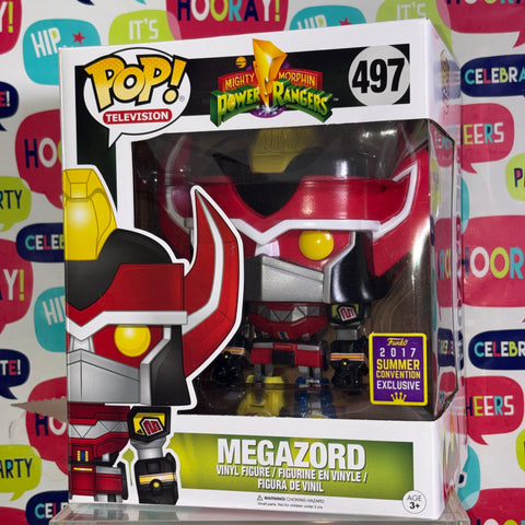 Megazord - Power Rangers Funko Pop 497 Vinyl Figure (22.8 Cm L × 16.5 Cm W × 14 Cm H)