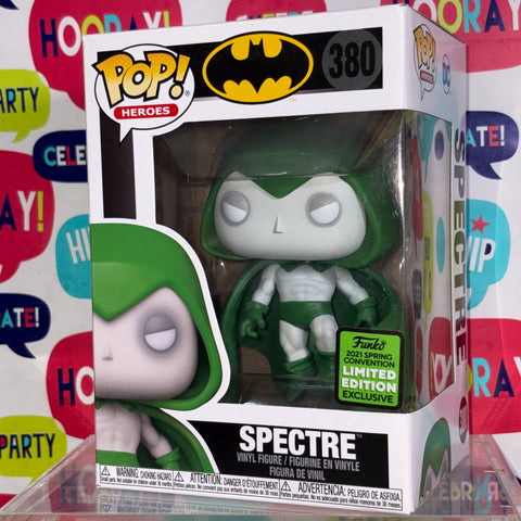 BOX FLAWS VIEW PHOTOS Spectre - DC Funko Pop 380 Vinyl Figure Exclusive