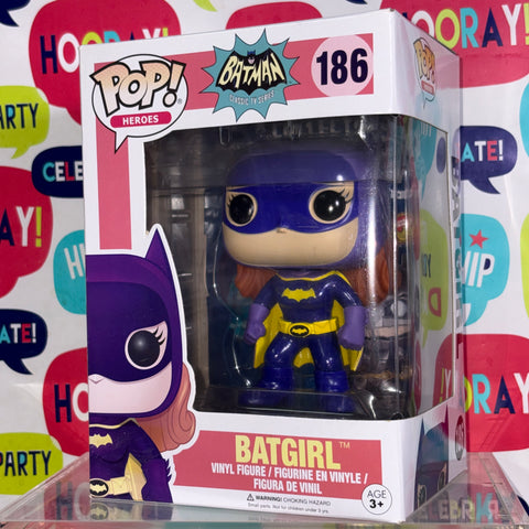 SUNFADED BOX VIEW PHOTOS Batgirl - DC Funko Pop 186 Vinyl Figure