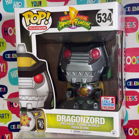 Dragonzord - Power Rangers Funko Pop 534 Vinyl Figure (22.8 Cm L × 16.5 Cm W × 14 Cm H)