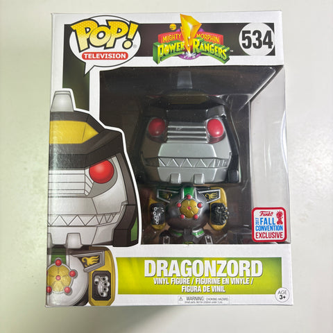 Dragonzord - Power Rangers Funko Pop 534 Vinyl Figure (22.8 Cm L × 16.5 Cm W × 14 Cm H)