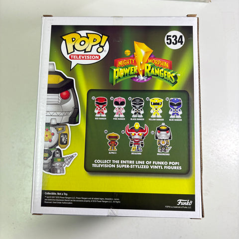 Dragonzord - Power Rangers Funko Pop 534 Vinyl Figure (22.8 Cm L × 16.5 Cm W × 14 Cm H)