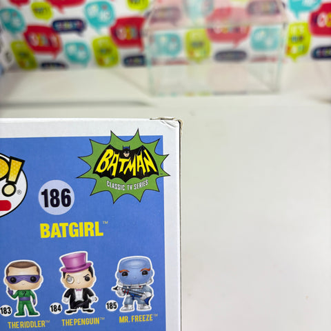SUNFADED BOX VIEW PHOTOS Batgirl - DC Funko Pop 186 Vinyl Figure