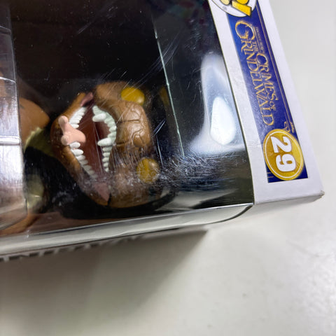 BOX FLAWS VIEW PHOTOS Nagini - Harry Potter Fantastic Beasts Funko Pop 29 Vinyl Figure (11.4 Cm L × 8.9 Cm W × 15.9 Cm H)
