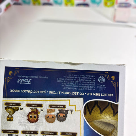 BOX FLAWS VIEW PHOTOS Nagini - Harry Potter Fantastic Beasts Funko Pop 29 Vinyl Figure (11.4 Cm L × 8.9 Cm W × 15.9 Cm H)