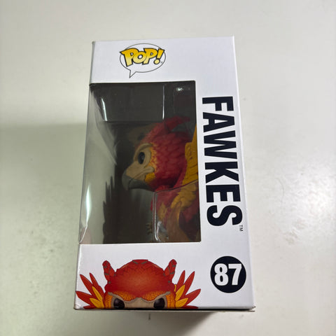 BOX FLAWS VIEW PHOTOS Fawkes - Harry Potter Fantastic Beasts Funko Pop 87 Vinyl Figure (11.4 Cm L × 8.9 Cm W × 15.9 Cm H)