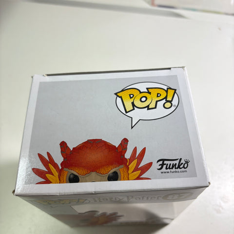 BOX FLAWS VIEW PHOTOS Fawkes - Harry Potter Fantastic Beasts Funko Pop 87 Vinyl Figure (11.4 Cm L × 8.9 Cm W × 15.9 Cm H)