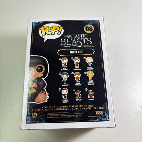 BOX FLAWS VIEW PHOTOS Niffler - Harry Potter Fantastic Beasts Funko Pop Vinyl Figure (11.4 Cm L × 8.9 Cm W × 15.9 Cm H)