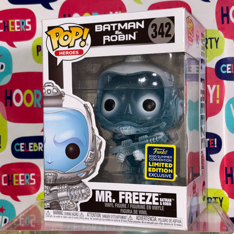 Mr. Freeze - Batman & Robin MOVIE DC Funko Pop 342 Vinyl Figure Summer Convention Exclusive