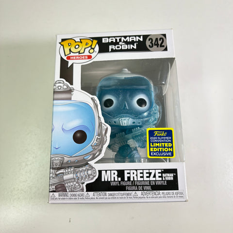 Mr. Freeze - Batman & Robin MOVIE DC Funko Pop 342 Vinyl Figure Summer Convention Exclusive