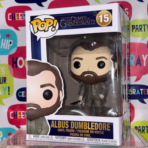 BOX FLAWS VIEW PHOTOS Albus Dumbledore - Harry Potter Fantastic Beasts Funko Pop 15 Vinyl Figure (11.4 Cm L × 8.9 Cm W × 15.9 Cm H)