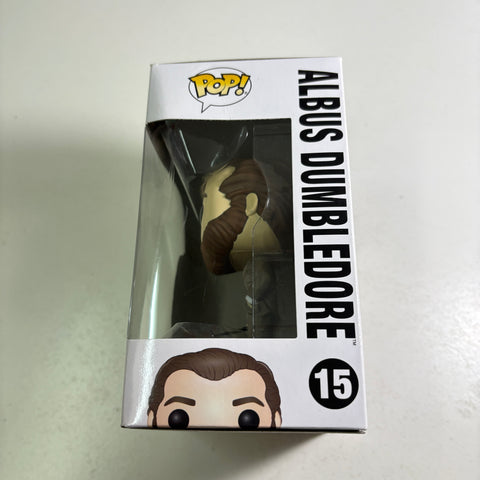 BOX FLAWS VIEW PHOTOS Albus Dumbledore - Harry Potter Fantastic Beasts Funko Pop 15 Vinyl Figure (11.4 Cm L × 8.9 Cm W × 15.9 Cm H)