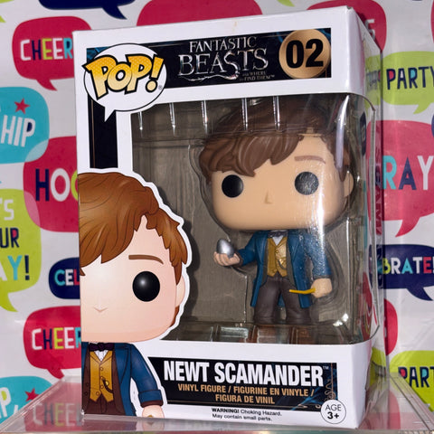 Newt Scamander - Harry Potter Fantastic Beasts Funko Pop 02 Vinyl Figure (11.4 Cm L × 8.9 Cm W × 15.9 Cm H)