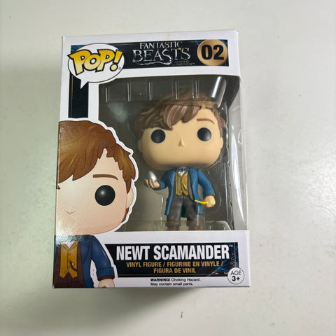 Newt Scamander - Harry Potter Fantastic Beasts Funko Pop 02 Vinyl Figure (11.4 Cm L × 8.9 Cm W × 15.9 Cm H)