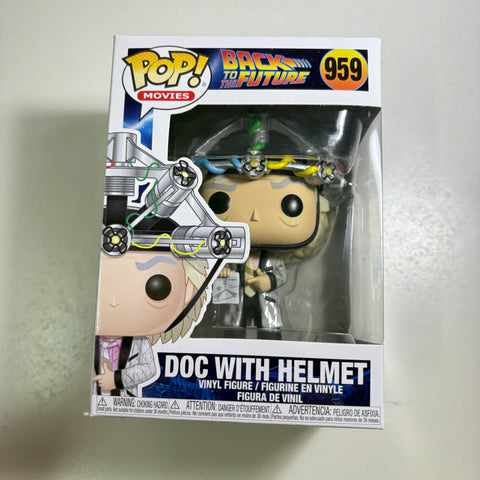 Back to The Future - Doc with Helmet Funko Pop 959