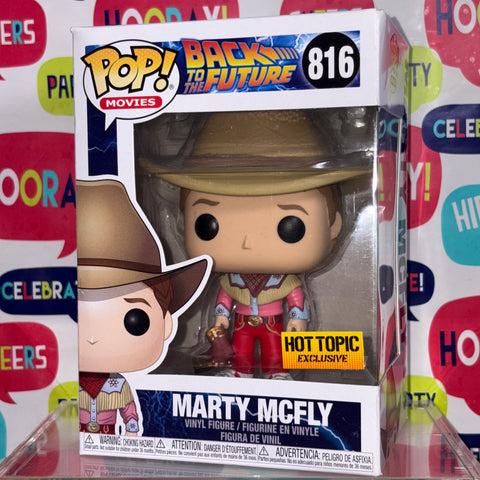Back to The Future - Marty Mcfly Funko Pop 816 Hot Topic Exclusive