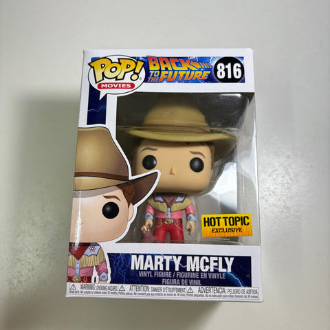Back to The Future - Marty Mcfly Funko Pop 816 Hot Topic Exclusive
