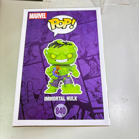 Hulk (Immortal) GLOW CHASE - Funko Pop 840 Vinyl Figure Exclusive