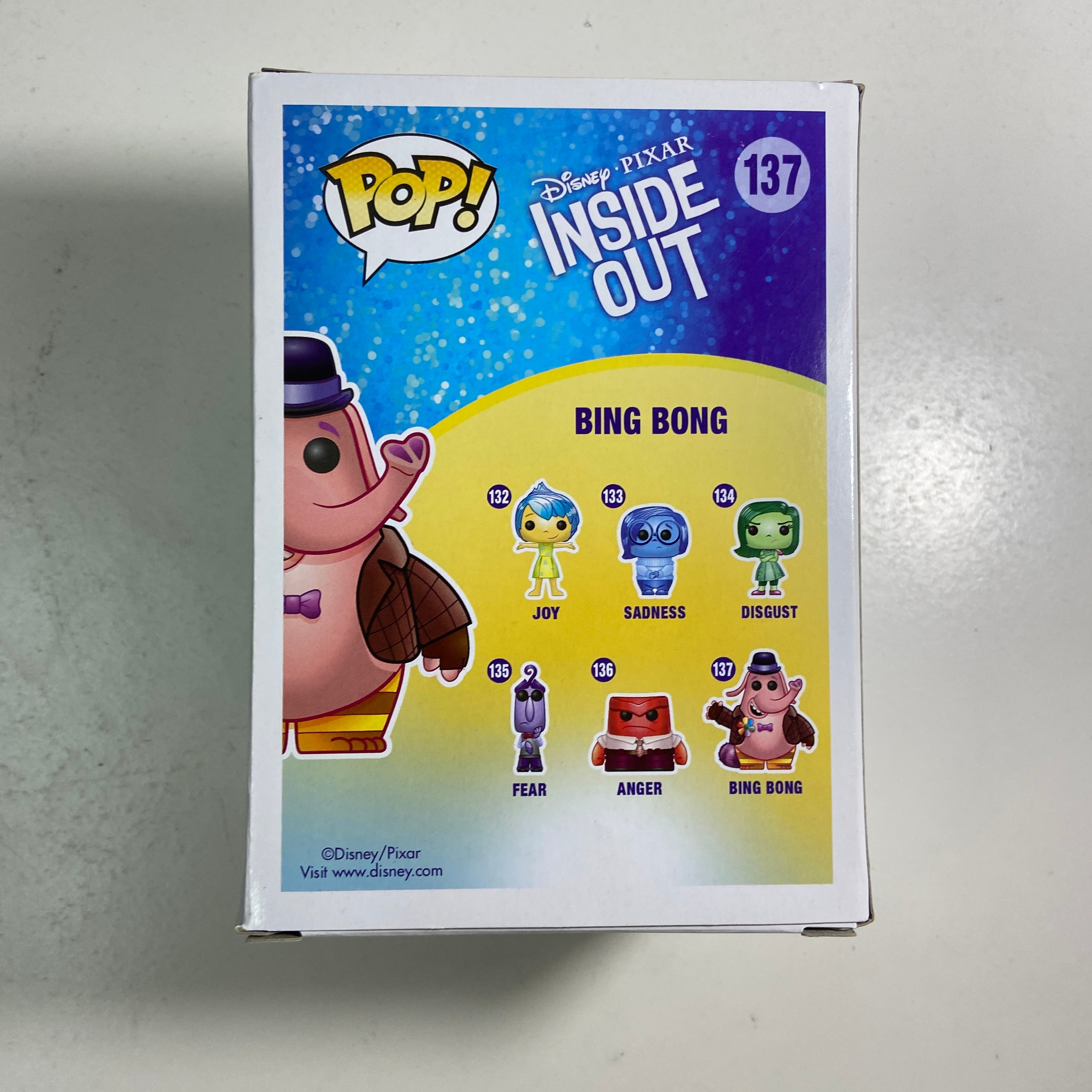 Inside Out - Bing Bong Disney/Pixar Funko Pop 137 Hot Topic– Vancity Pops