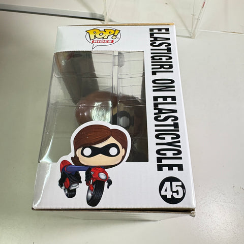 Elastigirl on Elasticycle - The Incredibles Disney Funko Pop 45 Vinyl Figure