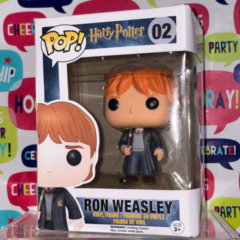 BOX FLAWS VIEW PHOTOS Ron Weasley - Harry Potter Funko Pop 02 Vinyl Figure (11.4 Cm L × 8.9 Cm W × 15.9 Cm H)