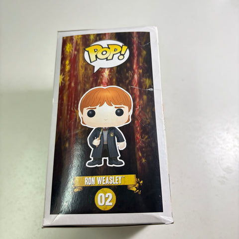 BOX FLAWS VIEW PHOTOS Ron Weasley - Harry Potter Funko Pop 02 Vinyl Figure (11.4 Cm L × 8.9 Cm W × 15.9 Cm H)