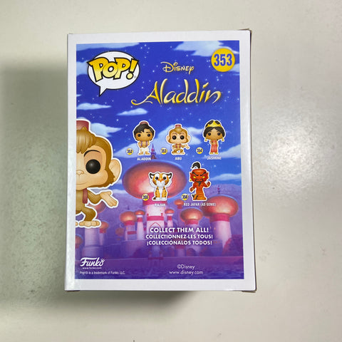Aladdin - Abu (Flocked) Disney Funko Pop 353 Hot Topic Exclusive