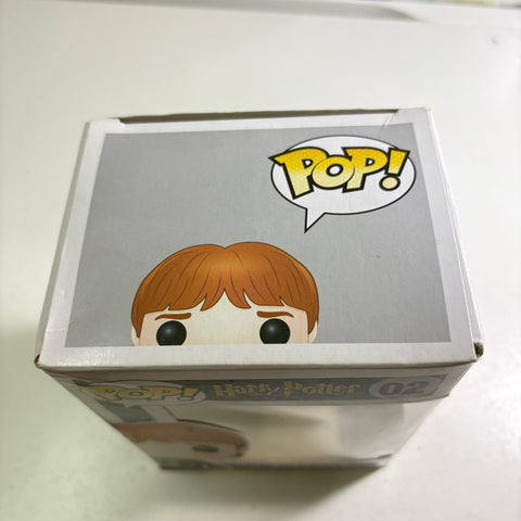 BOX FLAWS VIEW PHOTOS Ron Weasley - Harry Potter Funko Pop 02 Vinyl Figure (11.4 Cm L × 8.9 Cm W × 15.9 Cm H)