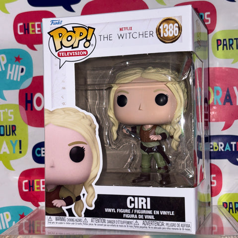 Ciri - The Witcher Funko Pop 1386 Vinyl Figure (11.4 Cm L × 8.9 Cm W × 15.9 Cm H)