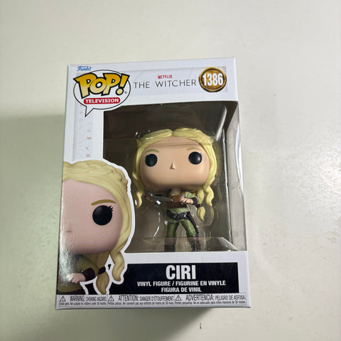 Ciri - The Witcher Funko Pop 1386 Vinyl Figure (11.4 Cm L × 8.9 Cm W × 15.9 Cm H)