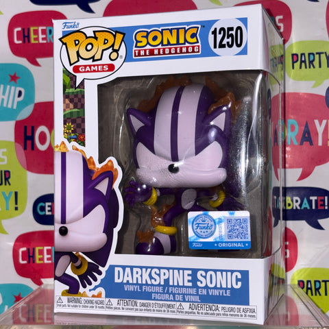 Darkspine sonic - Funko Pop 1250 Vinyl Figure (11.4 Cm L × 8.9 Cm W × 15.9 Cm H)