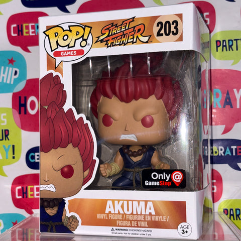 Akuma - Street Fighter Funko Pop 203 Vinyl Figure (11.4 Cm L × 8.9 Cm W × 15.9 Cm H)