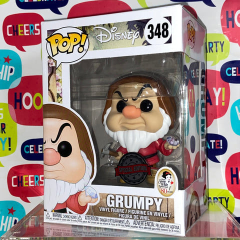 Snow White & The Seven Dwarves - Grumpy Disney Funko Pop 348 Exclusive