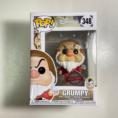 Snow White & The Seven Dwarves - Grumpy Disney Funko Pop 348 Exclusive